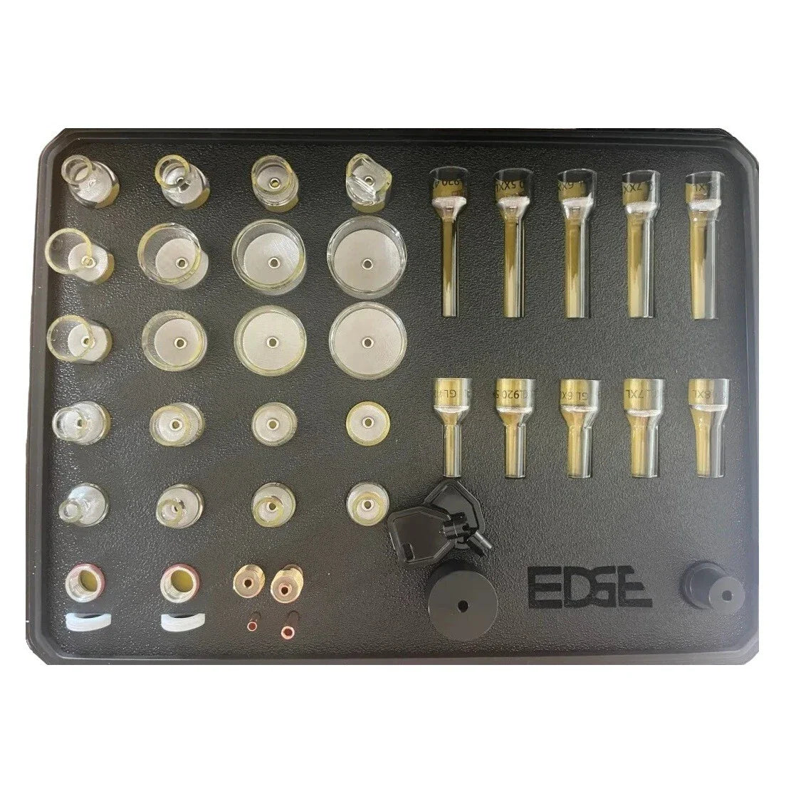 EDGE Elite Gas Lens TIG Kit with Case for WP-17/18/26